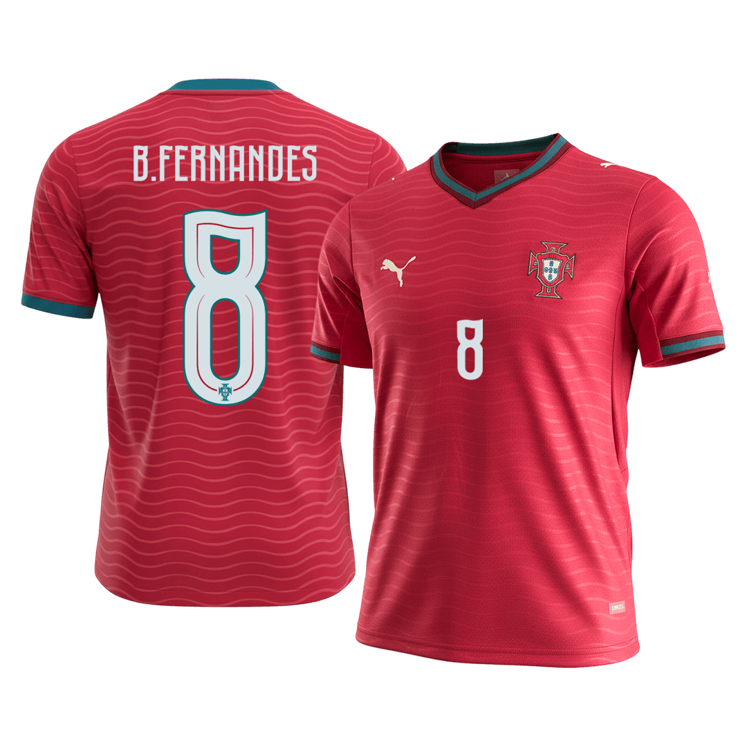 Portugalsko pánsky domáci futbalový dres MS 2026 - B.FERNANDES #8 (Prémiová kvalita)