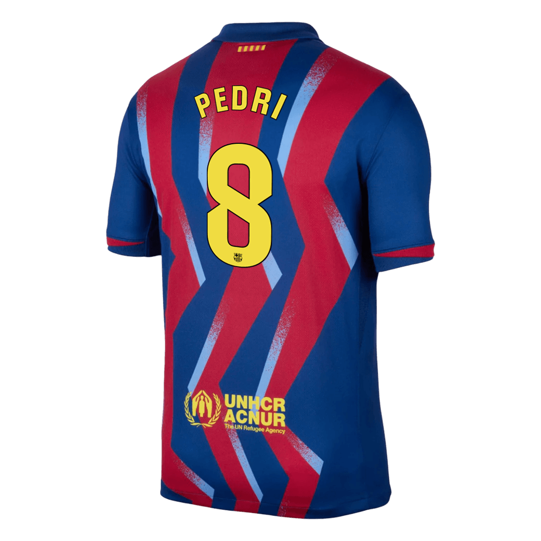 Barcelona pánsky štvrtý futbalový dres 2025/26 - PEDRI #8