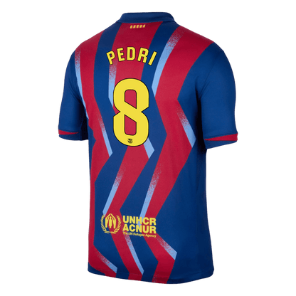Barcelona pánsky štvrtý futbalový dres 2025/26 - PEDRI #8