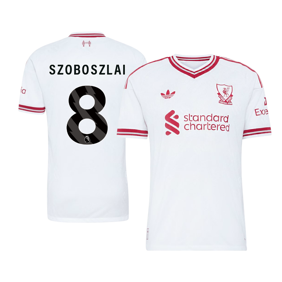 Liverpool pánsky Vonkajší futbalový dres 2026/27 – SZOBOSZLAI #8 [hráčska verzia]