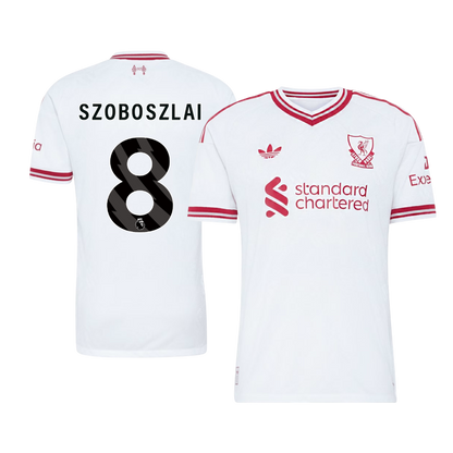 Liverpool pánsky Vonkajší futbalový dres 2026/27 – SZOBOSZLAI #8 [hráčska verzia]