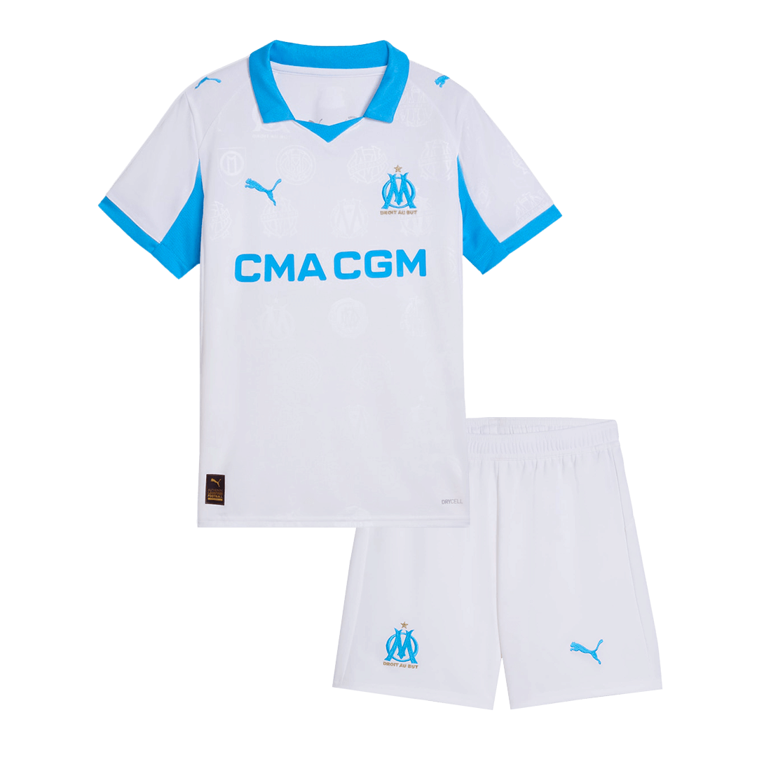 Marseille detská domáca futbalová súprava 2025/26