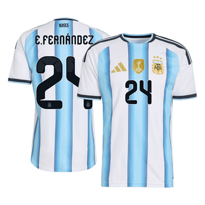 Pánske Futbalový Dres Argentína Domáci MS 2026 Hráčska Verzia - E. FERNÁNDEZ #24