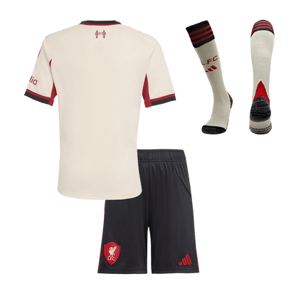 Liverpool detský vonkajší futbalový komplet 2025/26