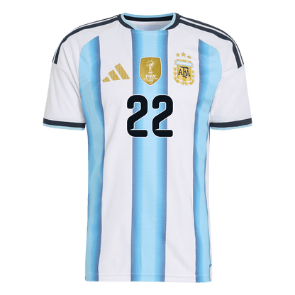 Argentína pánsky domáci futbalový dres MS 2026 - L.MARTÍNEZ #22 [hráčska verzia]
