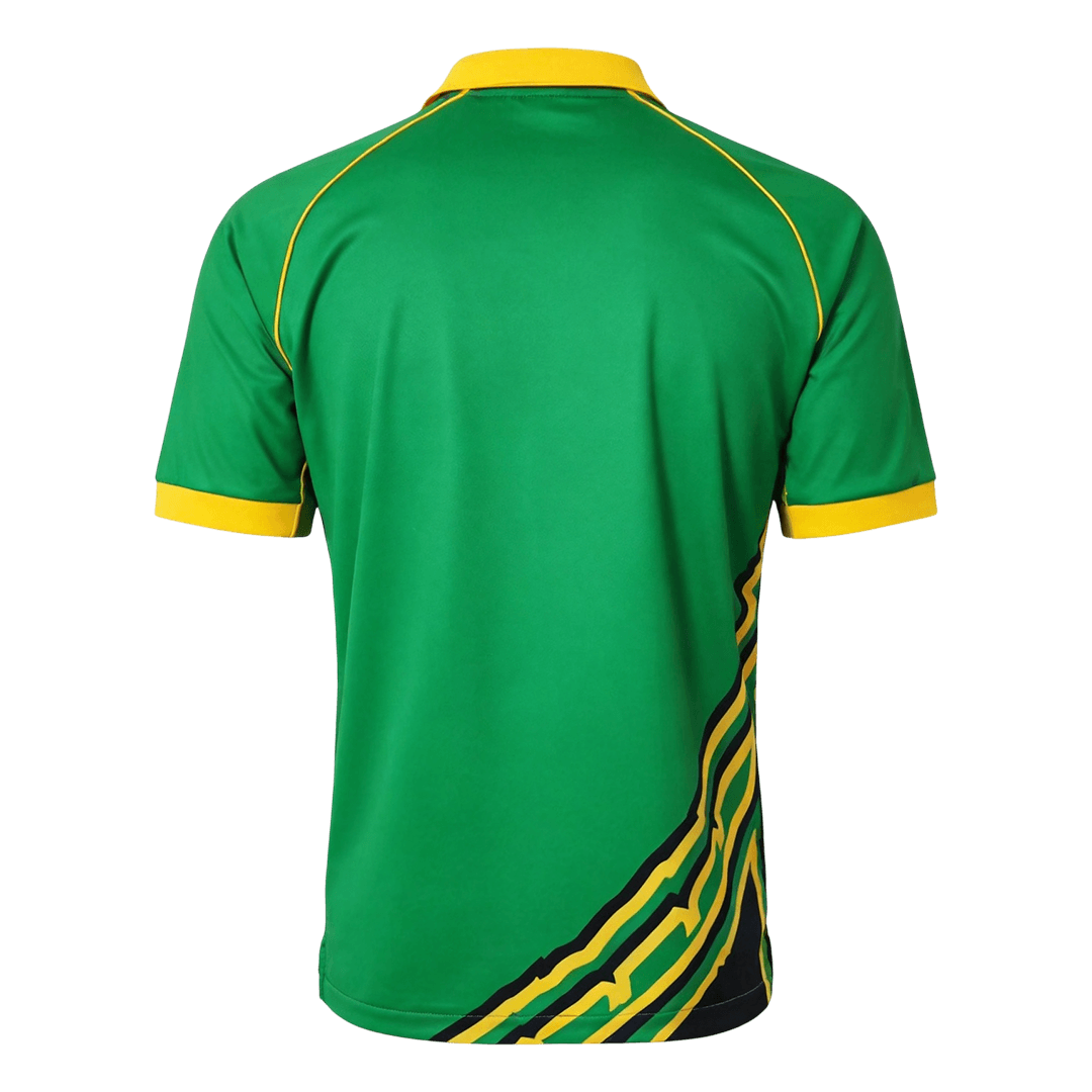 Jamajka pánsky vonkajší retro futbalový dres 1998