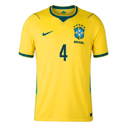 Pánske Futbalový Dres Brazília Domáci MS 2026 - MARQUINHOS #4