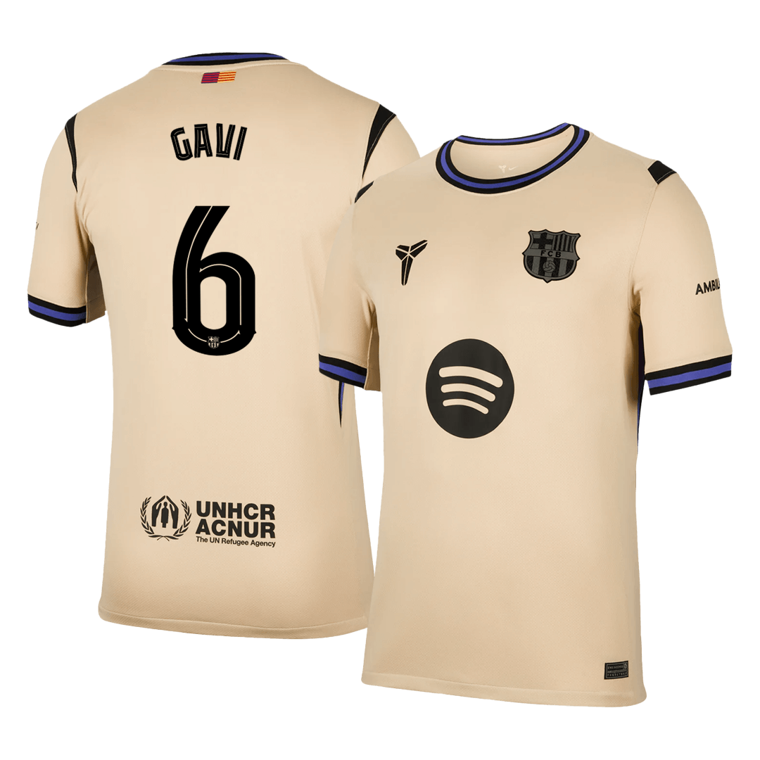 Barcelona pánsky vonkajší futbalový dres 2025/26 UCL - GAVI #6