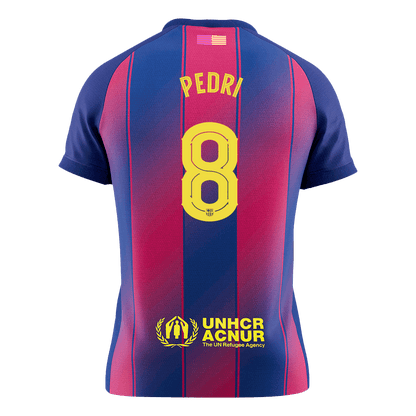 Barcelona pánsky domáci futbalový dres 2025/26 UCL - PEDRI #8 (Prémiová kvalita)