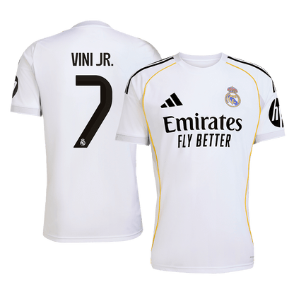 Real Madrid pánsky domáci futbalový dres 2025/26 - VINI JR. #7 (Prémiová kvalita)