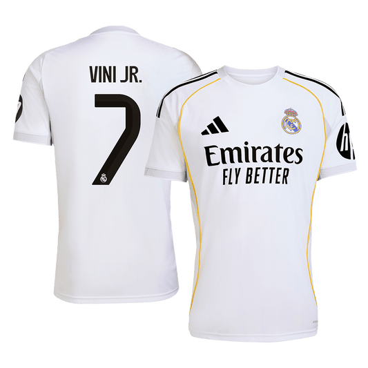 Real Madrid pánsky domáci futbalový dres 2025/26 - VINI JR. #7 (Prémiová kvalita)