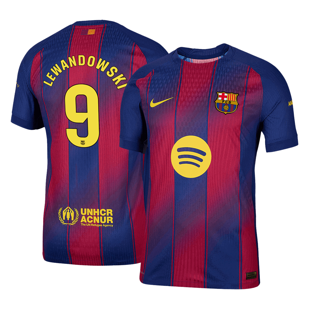 Barcelona pánsky domáci futbalový dres 2025/26 - LEWANDOWSKI #9 [hráčska verzia]