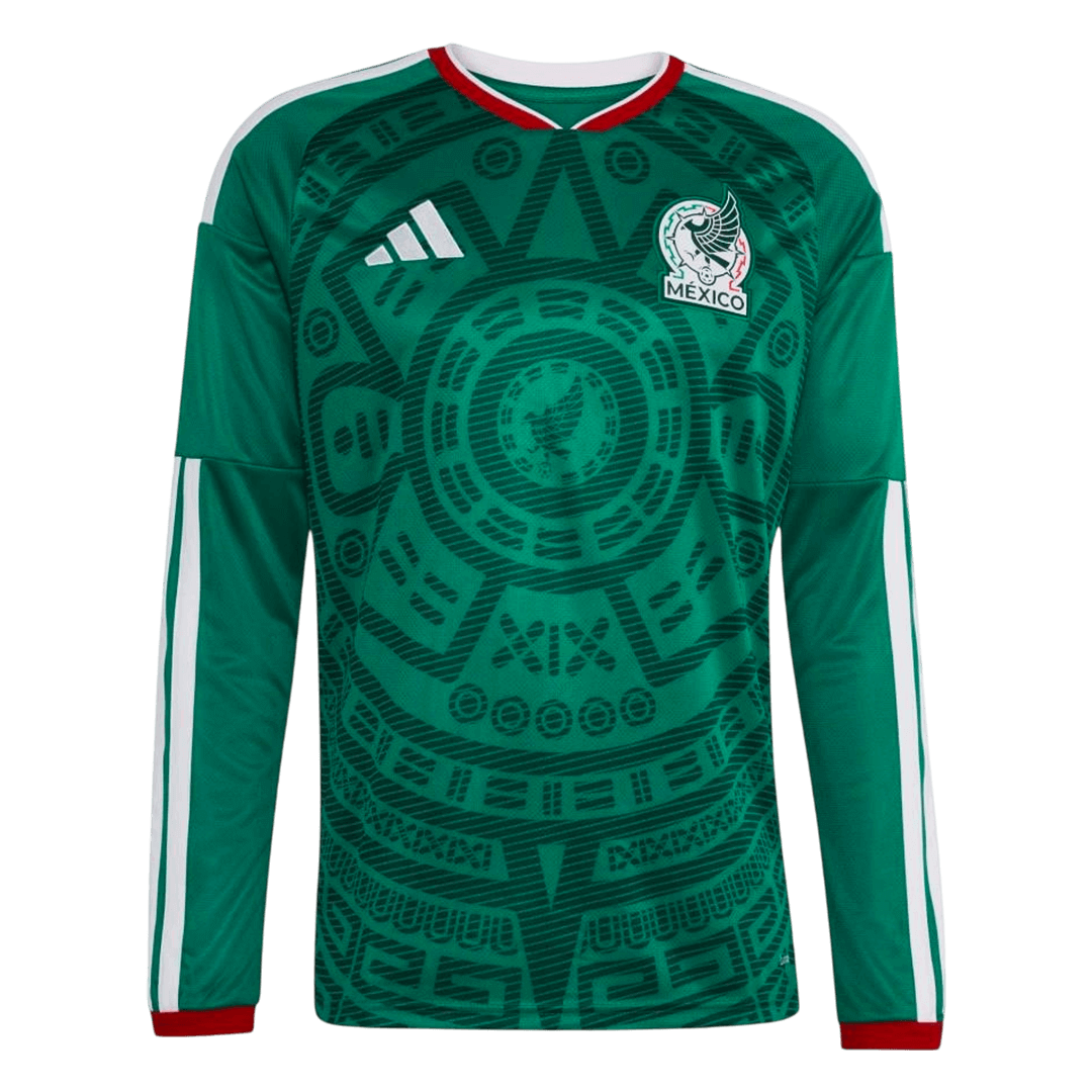 Mexiko pánsky domáci futbalový dres s dlhými rukávmi MS 2026