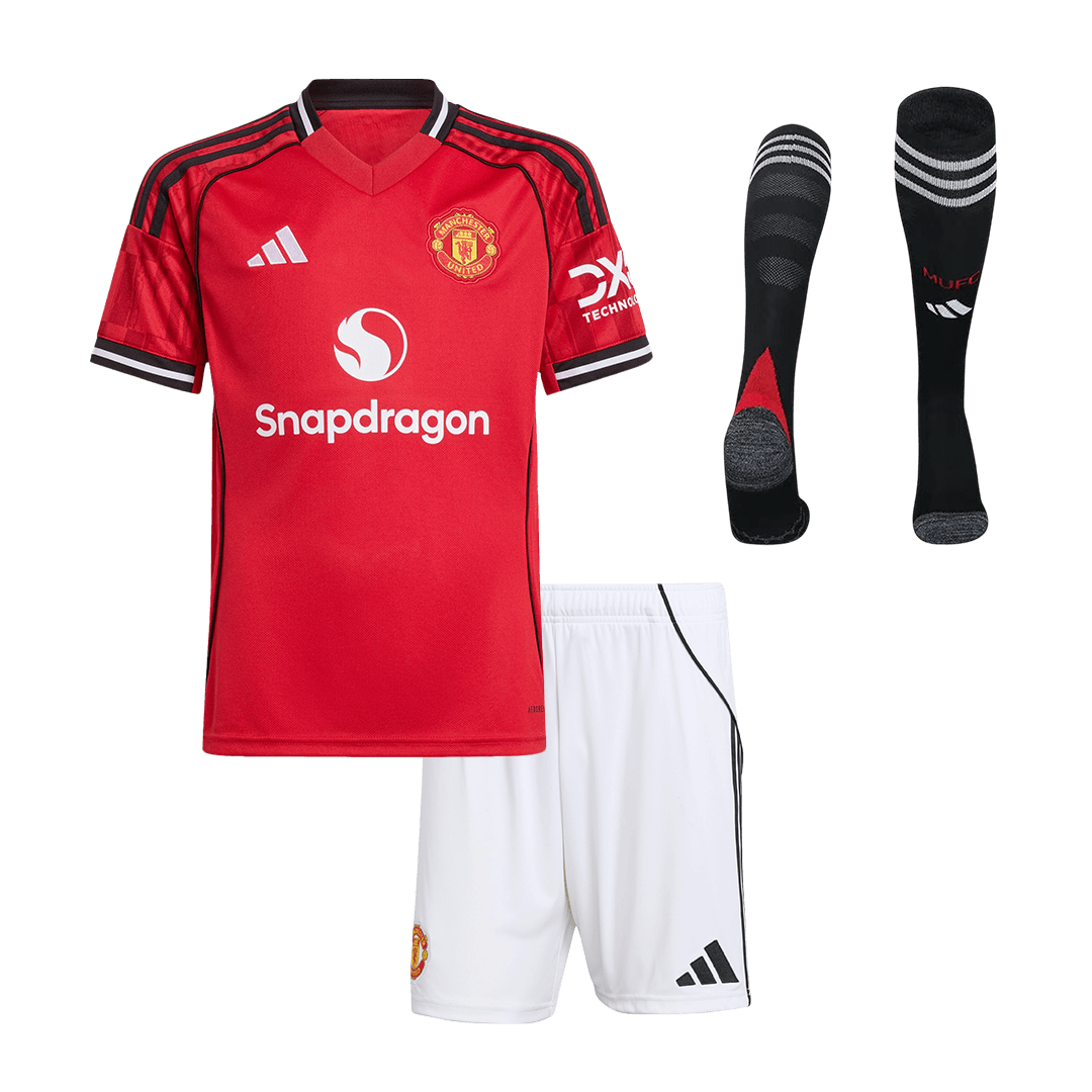 Manchester United detský domáci futbalový komplet 2025/26