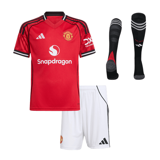 Manchester United detský domáci futbalový komplet 2025/26
