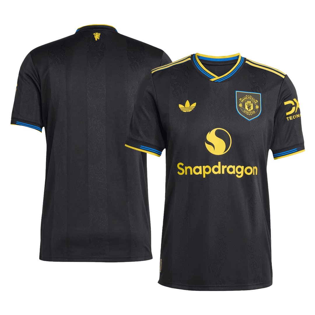 Manchester United pánsky tretí futbalový dres 2025/26 [hráčska verzia]