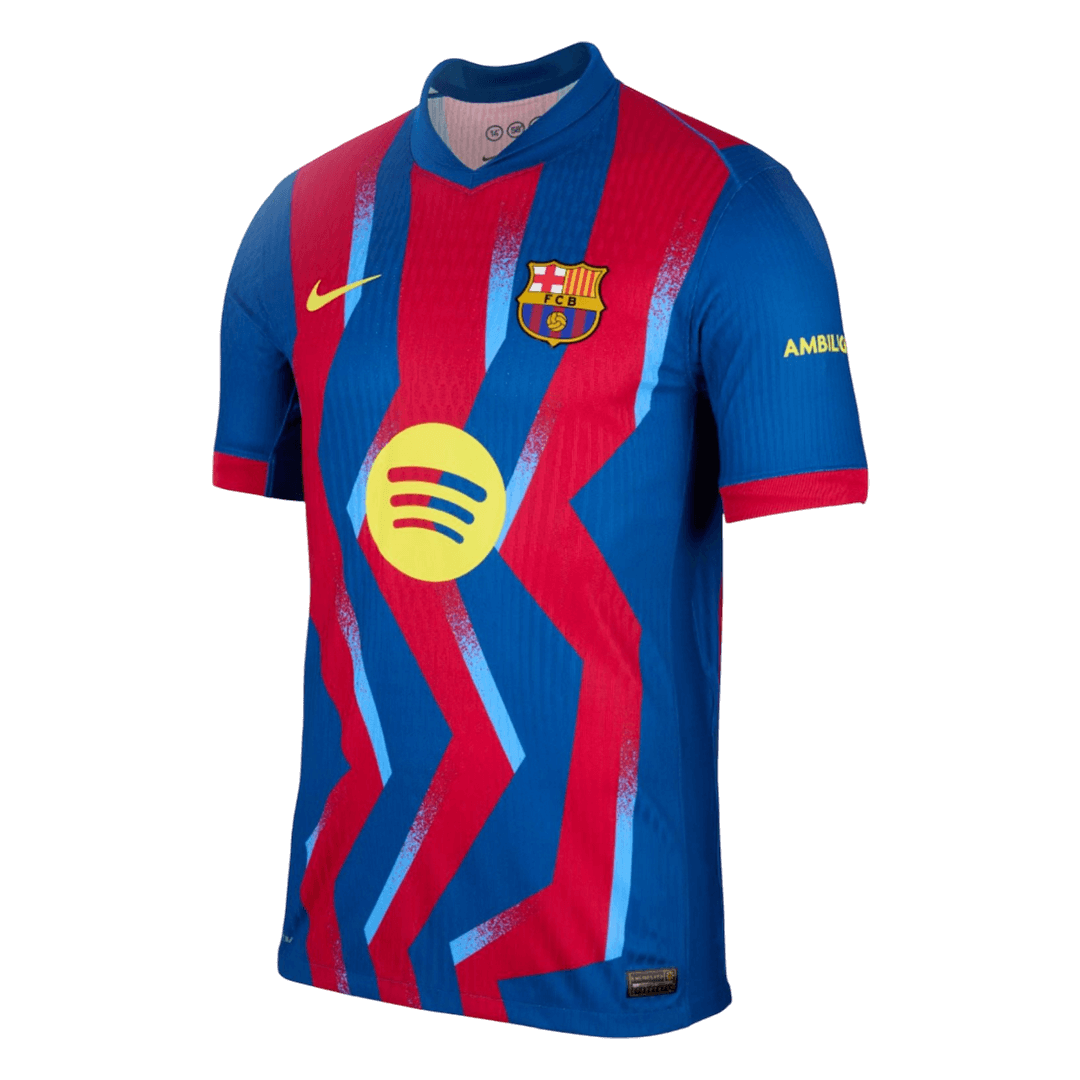 Barcelona pánsky štvrtý futbalový dres 2025/26 [hráčska verzia]