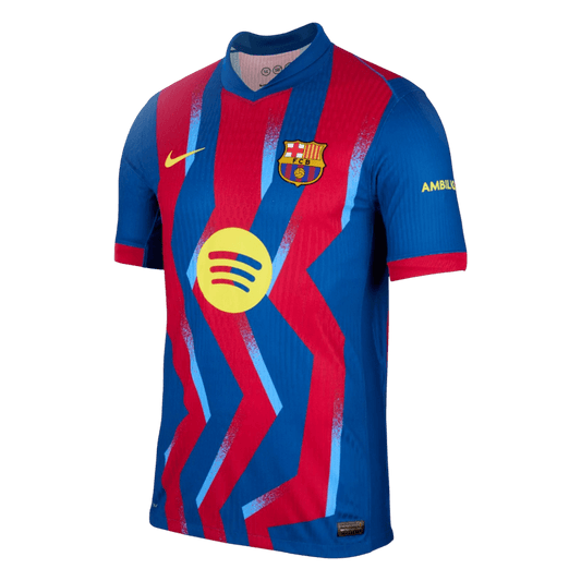 Barcelona pánsky štvrtý futbalový dres 2025/26 [hráčska verzia]