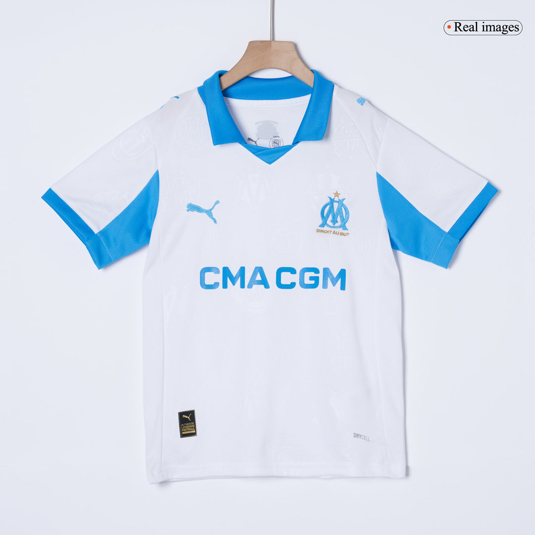 Marseille detská domáca futbalová súprava 2025/26
