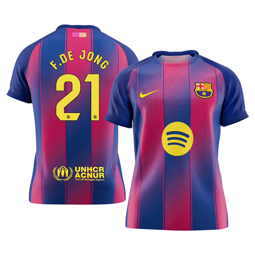 Barcelona pánsky domáci futbalový dres 2025/26 - F.DE JONG #21 (Prémiová kvalita)