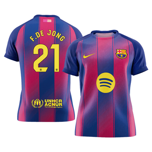 Barcelona pánsky domáci futbalový dres 2025/26 - F.DE JONG #21 (Prémiová kvalita)
