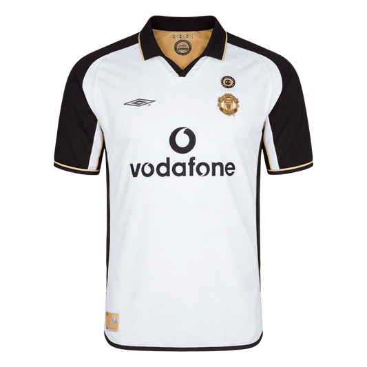 Manchester United pánsky vonkajší retro futbalový dres 2001/02