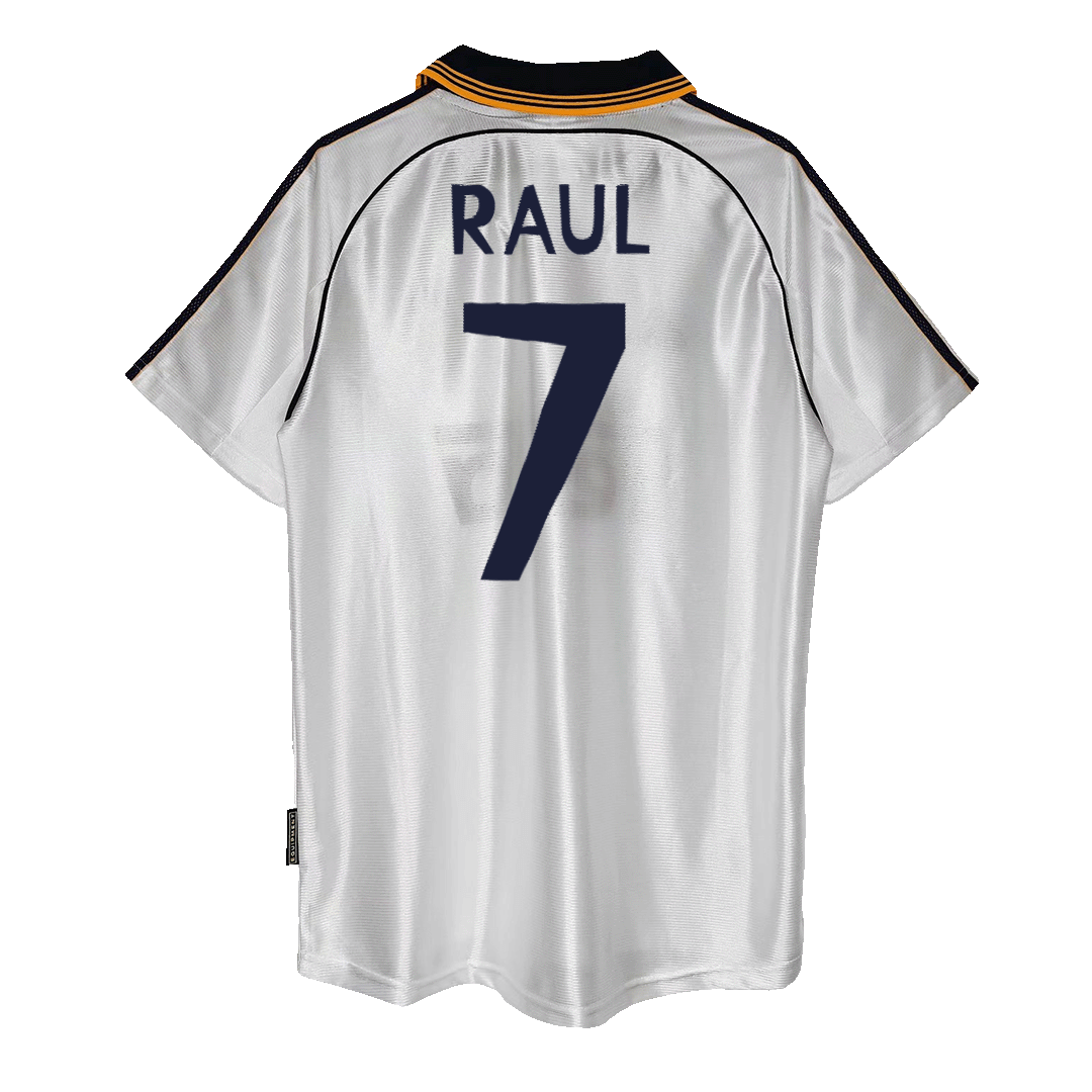 Real Madrid pánsky domáci retro futbalový dres 1999/00 - RAUL #7