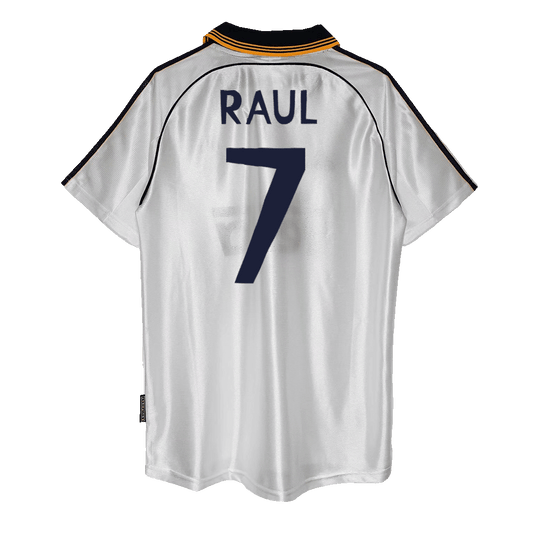 Real Madrid pánsky domáci retro futbalový dres 1999/00 - RAUL #7