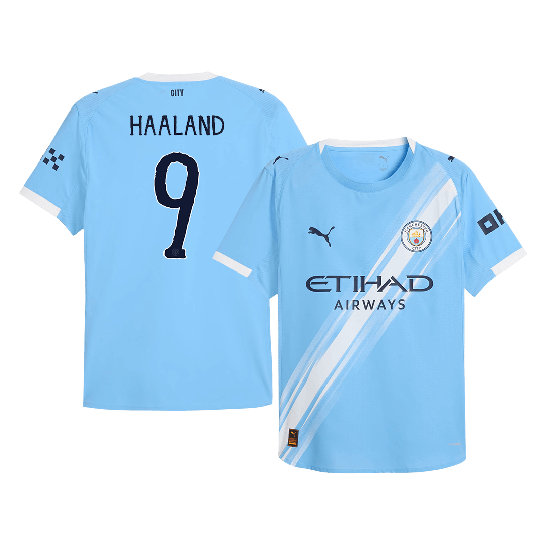 Manchester City pánsky domáci futbalový dres MS 2025/26 - HAALAND #9 [hráčska verzia]