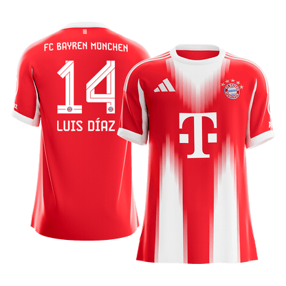 Bayern Mníchov pánsky domáci futbalový dres 2025/26 - LUIS DÍAZ #14 (Prémiová kvalita)