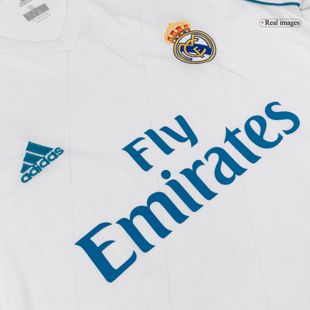 Real Madrid pánsky domáci retro futbalový dres s dlhými rukávmi 2017/18 - KROOS #8