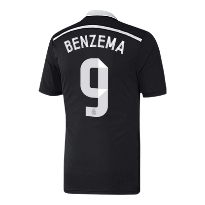 Real Madrid pánsky tretí retro futbalový dres 2014/15 - BENZEMA #9