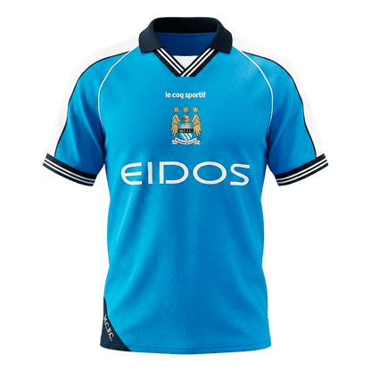 Manchester City pánsky domáci retro futbalový dres 1999/01