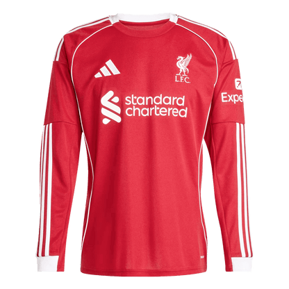 Liverpool pánsky domáci futbalový dres s dlhými rukávmi 2025/26