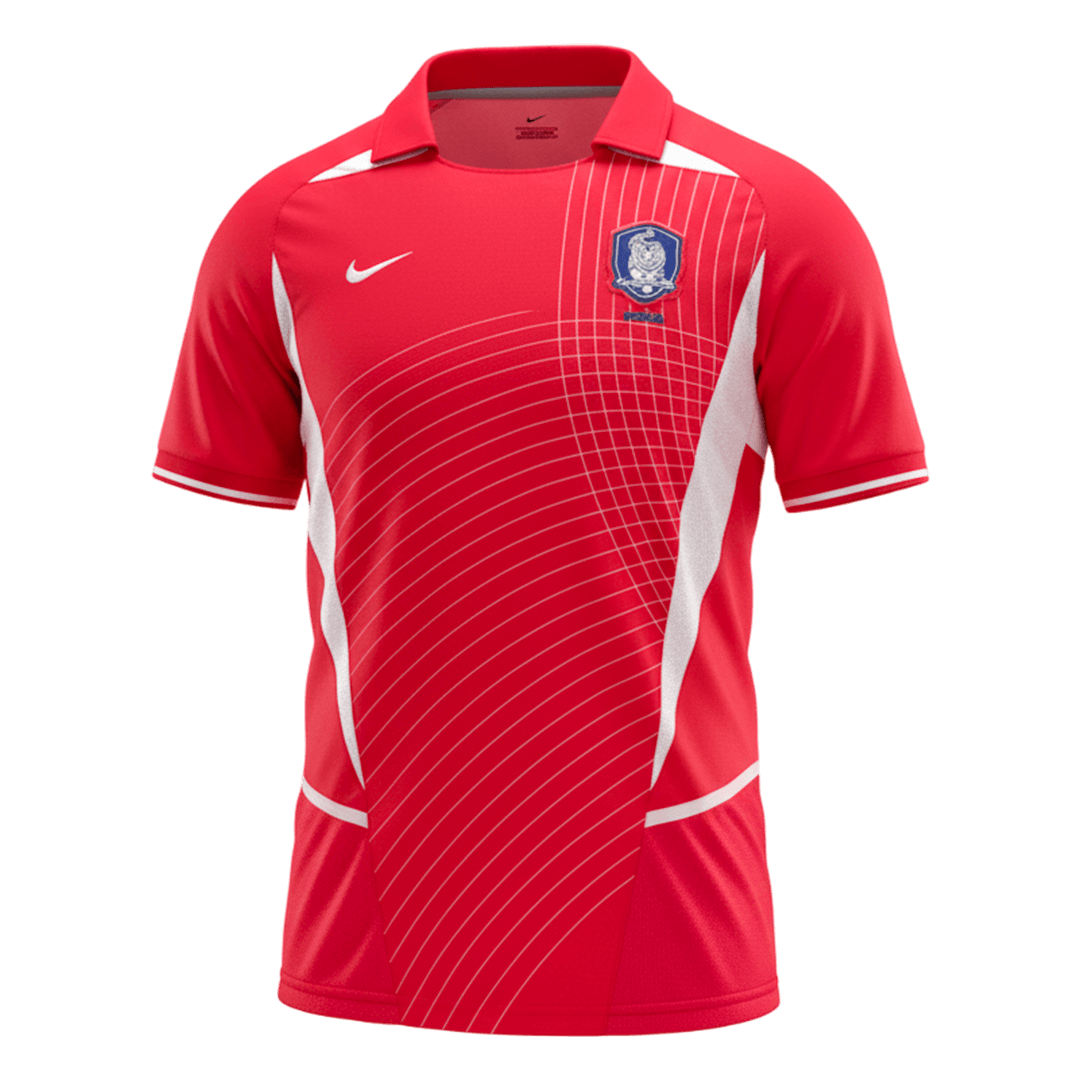 Južná Kórea pánsky domáci retro futbalový dres 2002