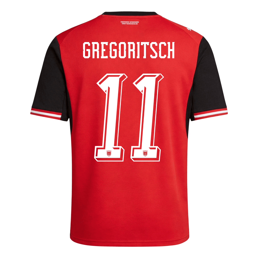 Rakúsko pánsky domáci futbalový dres MS 2026 - GREGORITSCH #11