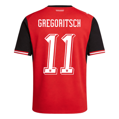 Rakúsko pánsky domáci futbalový dres MS 2026 - GREGORITSCH #11