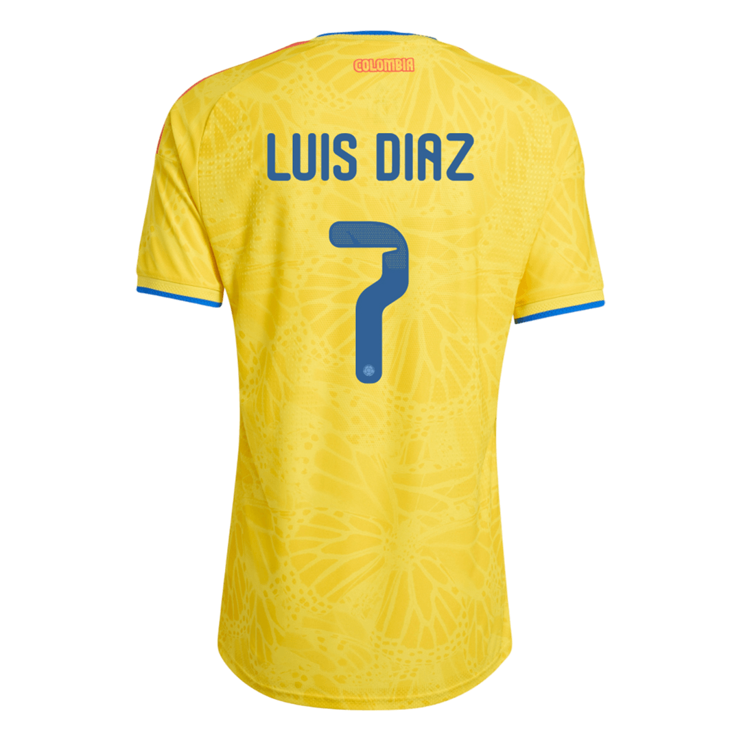 Kolumbia pánsky domáci futbalový dres MS 2026 - LUIS DíAZ #7 [hráčska verzia]