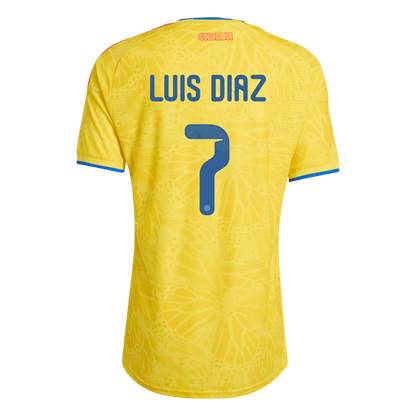 Kolumbia pánsky domáci futbalový dres MS 2026 - LUIS DíAZ #7 [hráčska verzia]
