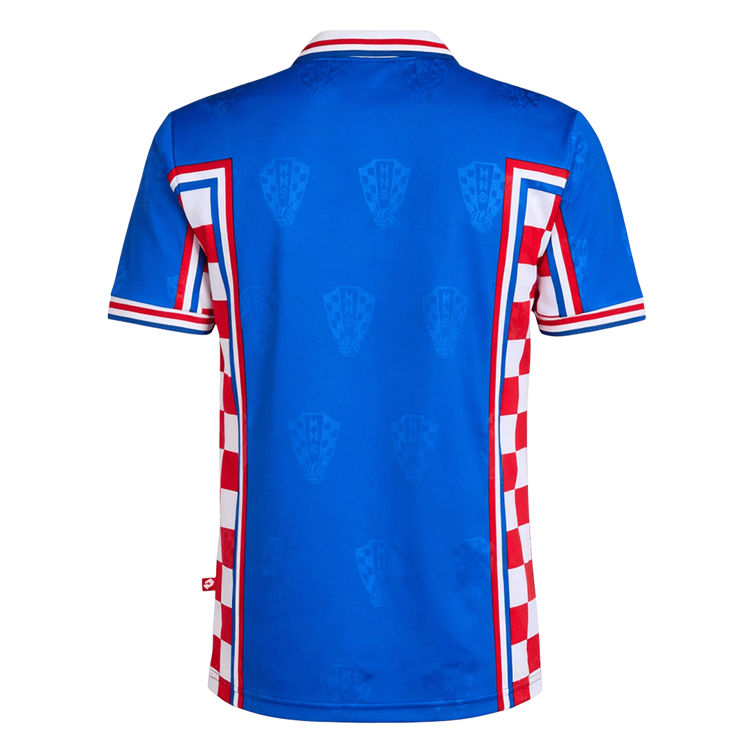 Pánske Retro Futbalový Dres Chorvátsko Vonkajší 1998