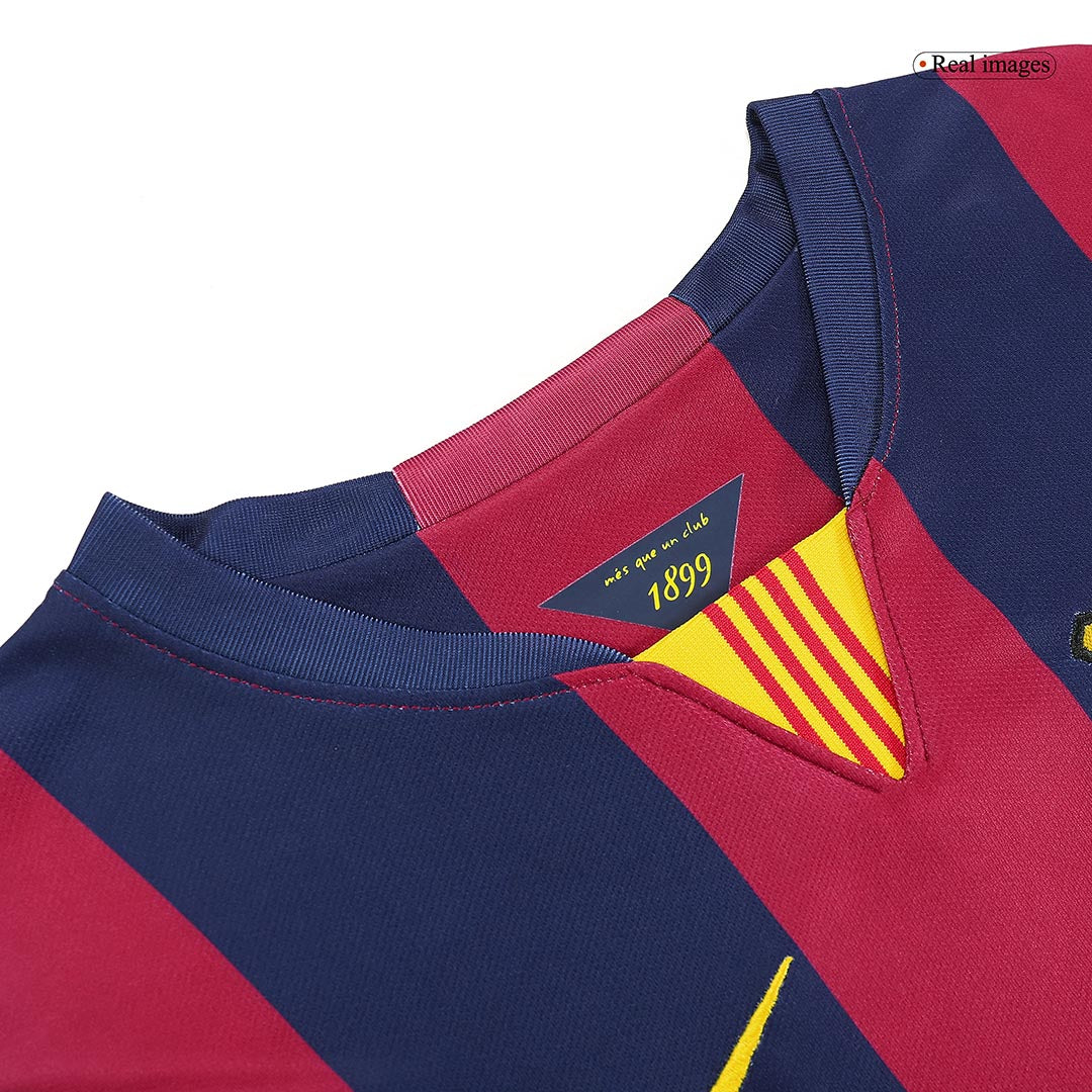 Barcelona pánsky domáci retro futbalový dres 2014/15 - NEYMAR JR #11