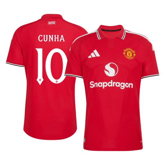 Manchester United pánsky Domáci futbalový dres 2026/27 – CUNHA #10 – UCL [hráčska verzia]