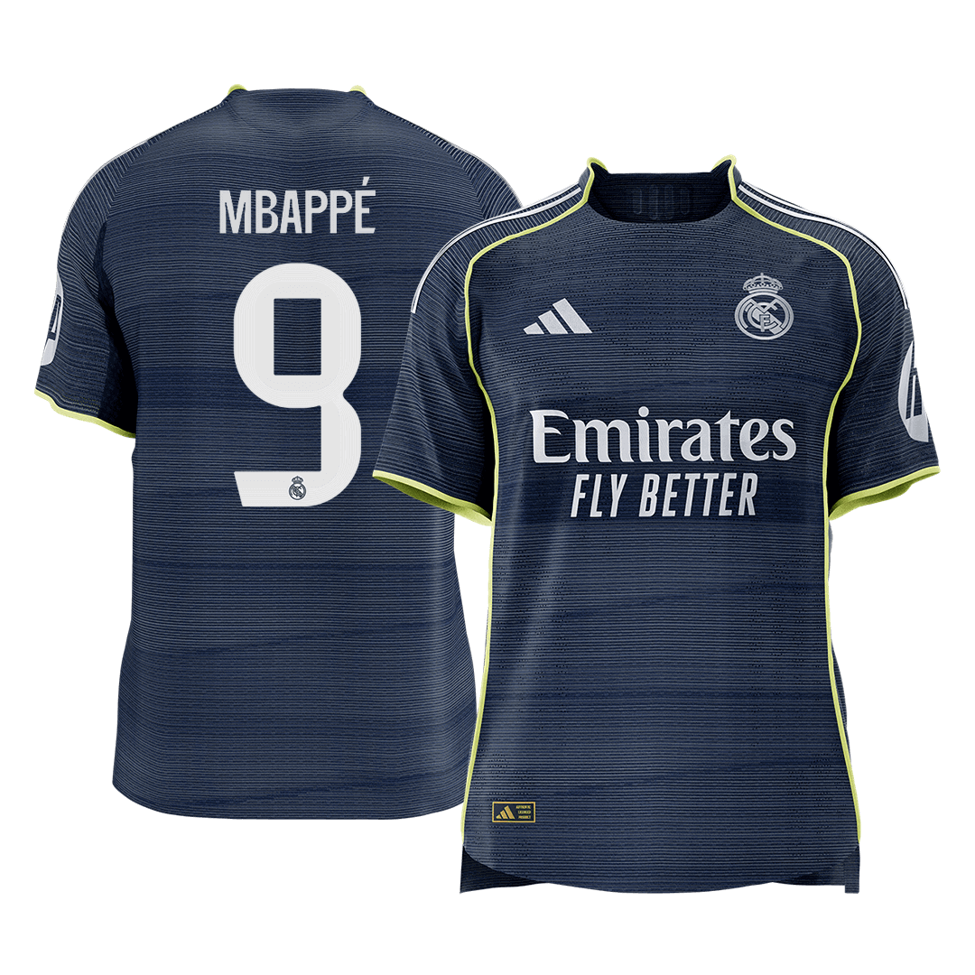 Real Madrid pánsky vonkajší futbalový dres 2025/26 - MBAPPÉ #9 [hráčska verzia] (Prémiová kvalita)