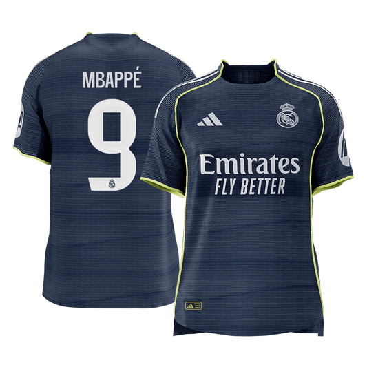 Real Madrid pánsky vonkajší futbalový dres 2025/26 - MBAPPÉ #9 [hráčska verzia] (Prémiová kvalita)