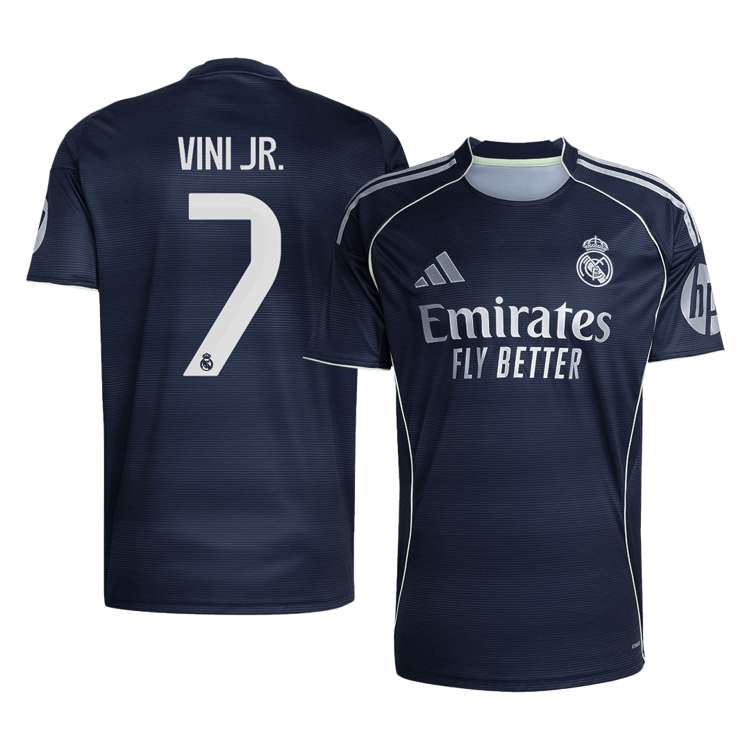 Real Madrid pánsky vonkajší futbalový dres 2025/26 - VINI JR. #7 (Prémiová kvalita)