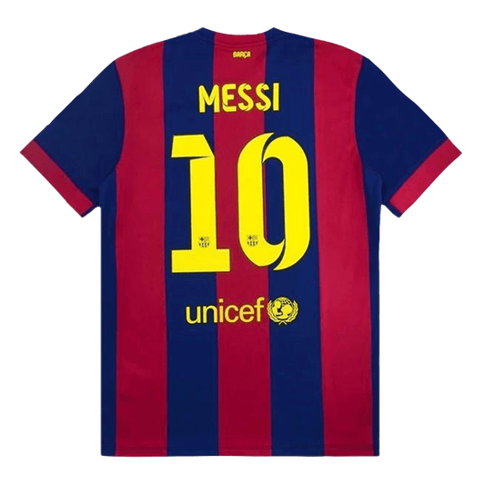 Barcelona pánsky domáci retro futbalový dres 2014/15 - MESSI #10