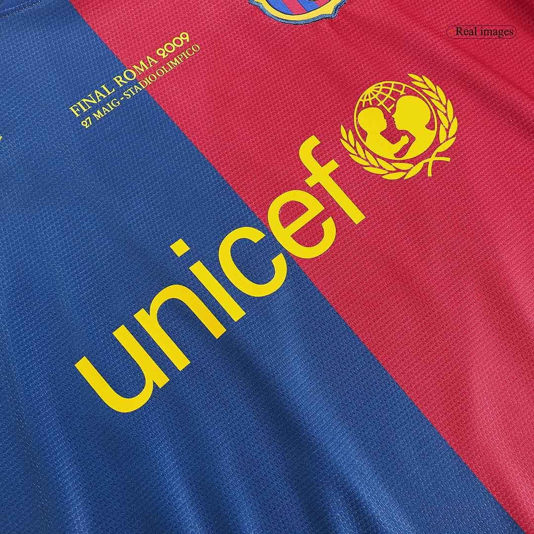 Barcelona pánsky domáci retro futbalový dres 2008/09 UCL Final