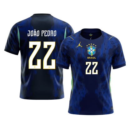 Pánske Futbalový Dres Brazília Vonkajší MS 2026 - JOÃO PEDRO #22