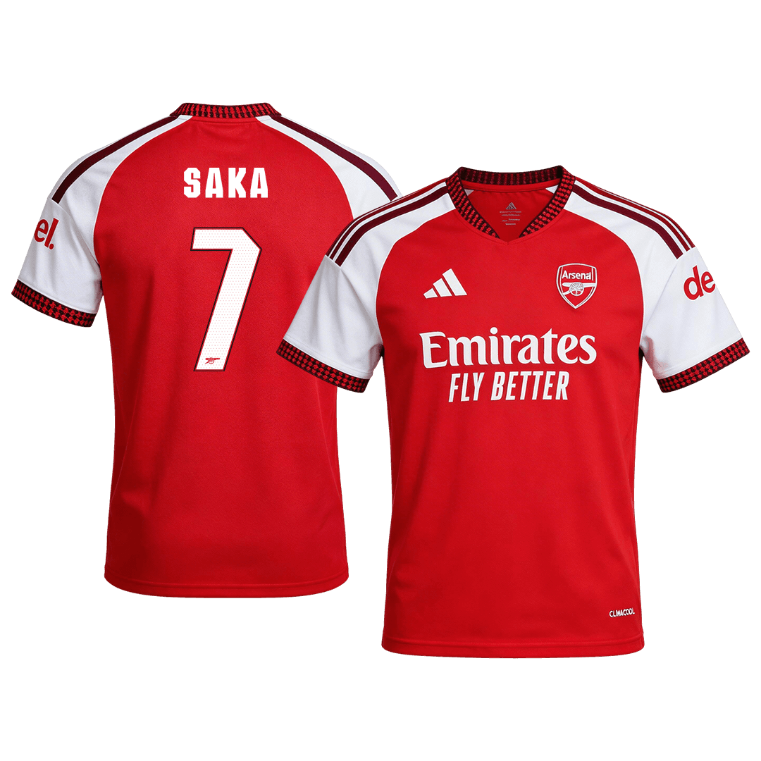 Arsenal pánsky Domáci futbalový dres 2026/27 – SAKA #7 – UCL