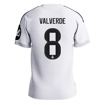 Real Madrid pánsky domáci futbalový dres 2025/26 - VALVERDE #8 [hráčska verzia] (Prémiová kvalita)